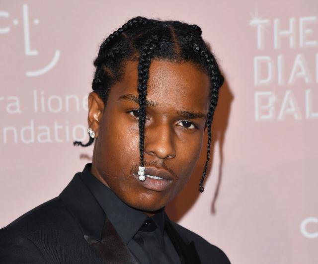 In this 2018 file photo, A$AP Rocky, who has been tried on assault charges in Sweden, attends Rihanna's 4th Annual Diamond Ball at Cipriani Wall Street in New York City.