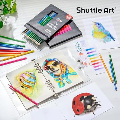 Shuttle Art 80 Regular Colored Pencils, Colored Pencils for Adult Coloring,  Soft Core Color Pencils, Coloring Pencils for Adults Kids Artists