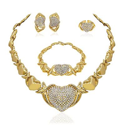 KISS WIFE Jewelry Set for Women Girls, Necklaces Bracelets Rings and  Earrings Sets, Gold Silver Vacation Jewelry Fashion Costume Jewelry Packs,  Gifts