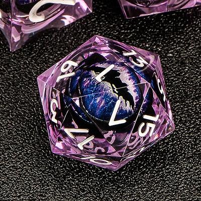  OUKELANWO Polyhedral Resin Lord of The Rings DND Dice