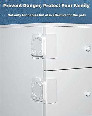 Inaya Complete Baby Proofing Kit - Child Safety Hidden Locks for Cabinets &  Drawers, Adjustable Safety Latches, Corner Guards and Outlet Covers - Baby
