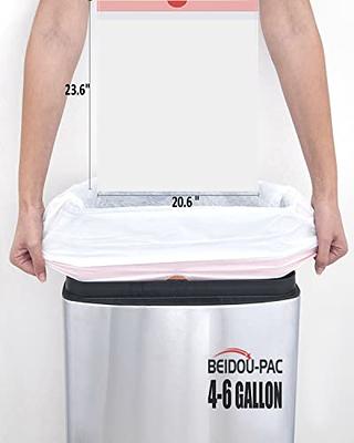 20 Gallon Trash Bags Kitchen 50 Count, STAKOK 16-25 Gallon Trash Bags,1.2  Mil-31x 36 W/Ties Black Trash Bags, Extra Large Trash Bags Plastic  Garbage