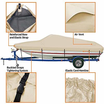 iCOVER Trailerable Boat Cover- 14'-16' 800D Water Proof Heavy Duty