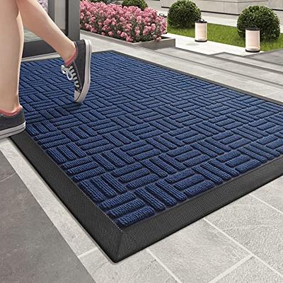 Indoor Door Mat Rug Non Slip, Washable Entry Way Rug, Small Outdoor Door  Mat Waterproof, Stain Dirt Resistant Front Rubber Door Mat Outdoor  Entrance