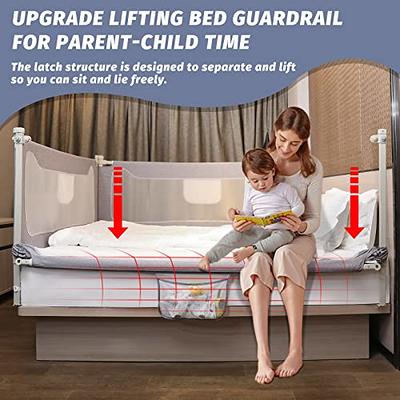 OCBAiLi Bed Rail for Toddlers, Bed Rails for Full Size Queen King