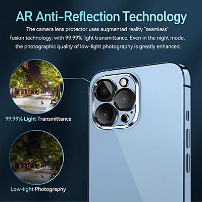 UniqueMe 𝑵𝑬𝑾 𝟮𝟬𝟮𝟮 [ 3 Pack] Compatible with iPhone 12 Pro Max 6.7  Camera Lens Protector Tempered Glass,[Case  Friendly][Scratch-Resistant][Does Not