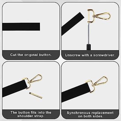 4pcs Snap Hook Swivel Clasp, 1in D-Rings Swivel Snap Hooks with