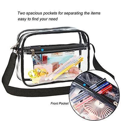 gdbis Clear Crossbody Bag, Stadium Approved Clear Purse Bag for Concerts  Sports Events