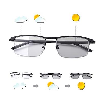Bifocal Reading Glasses Sunglasses Men Women Anti Blue Light Fishing  Eyeglasses