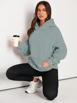 EFAN Womens Trendy Clothes Oversized Sweatshirts Loose Fit Hoodies Long  Sleeve Shirts Fleece Pullover Sweaters With Pockets Fall Fashion Clothes  Winter Outfits Y2k Teen Girls Clothing Lightgreen - Yahoo Shopping