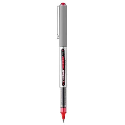 Uniball Vision Rollerball Pens, Red Pens Pack of 12, Fine Point Pens with  0.7mm Medium Red Ink, Ink Black Pen, Pens Fine Point Smooth Writing Pens,  Bulk Pens, and Office Supplies 