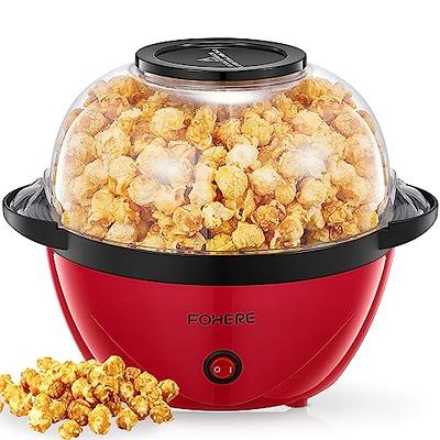 Popcorn Machine for Home Automatic Mini Hot Air Popcorn Maker DIY Corn  Popper Children Gift