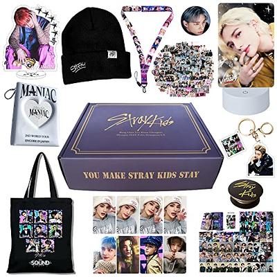 eTel Like Kpop Stray Kids Gifts Set, Including Drawstring Bag Backpack,  Necklace, Earrings, Bracelets, Button Pins, Lanyard ID Holder, Keychain,  Phone Ring Holder, Cartoon Badge - Yahoo Shopping