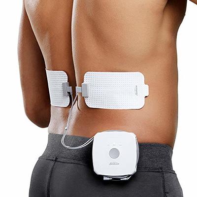 WiTouch Pro TENS Unit for Back Pain Relief & Recovery, Wireless, Wearable,  Made in USA, Gel Pads Included…