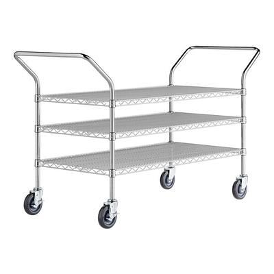 Regency 24 x 36 Chrome Wire Shelf Kit with 4 Can Racks and 74 Posts