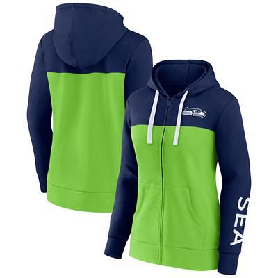 Seattle Seahawks Color Block Men's Nike NFL Pullover Hoodie.