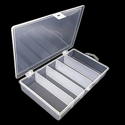 Honbay Clear Visible Plastic Fishing Tackle Accessory Box Fishing Lure Bait  Hooks Storage Box Case Container Jewelry Making Findings Organizer Box  Storage Container Case (S:6.9x3.7x1.2inch) - Yahoo Shopping