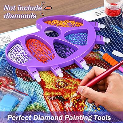 Palette Diamond Painting Tray Kits, WJCJTJL 5 Section Palm Organizer,  Accessories & Tools for Glitter Rhinestones/5D Embroidery/Bead Storage/DIY  Art - Yahoo Shopping