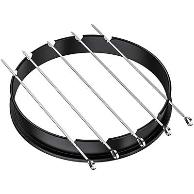 Stainless Steel BBQ Grill Accessories - Vegetable Grill Basket - Non-Stick  Coating - Easy to Use Rotisserie for Outdoor Barbecues & Campfires 