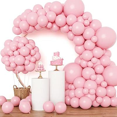 Baby Shower Decorations for Girl:10in Baby Girl Balloons,129pcs