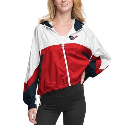 Women's WEAR by Erin Andrews White Houston Texans Full-Zip Lightweight  Windbreaker