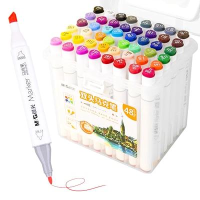  Ohuhu Markers, 48-color Double Tipped Alcohol Markers, Chisel  & Fine Alcohol-based Art Marker Set for Adults Coloring Illustration, Great  Value Pack for Students' Art Class, Better Designed Grip : Arts