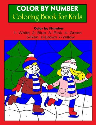 Large Print Adults Color By Number Coloring Book: Large Print