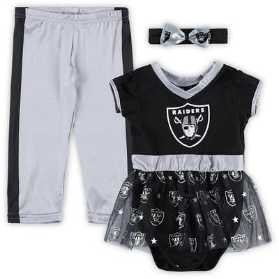 NFL Las Vegas Raiders Toddler Girls' Cheer Set - 2T