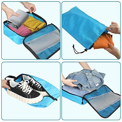 8 Set Packing Cubes for Suitcases, kingdalux Blue Travel Luggage Packing  Organizers with Laundry Bag, Compression Storage Shoe Bag, Clothing  Underwear Bag, for Women & Man - Yahoo Shopping