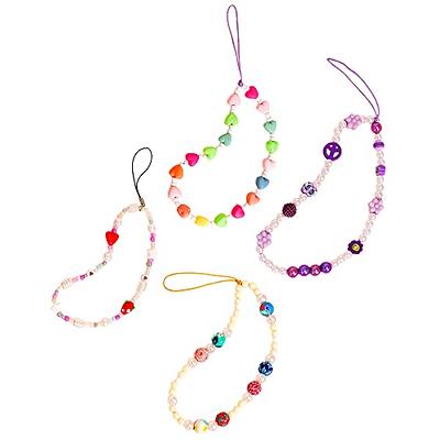 Mobile Phone Charm Beads Mobile Phone Anti-Lost Lanyard Handmade For Women