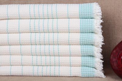 Wedding Gift, Small Bath Towels, 24x40 Inches Red Cotton Dish