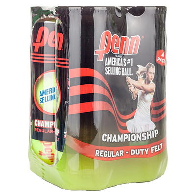 Penn Championship Extra-Duty Felt Tennis Balls Can - 3 Count per Can