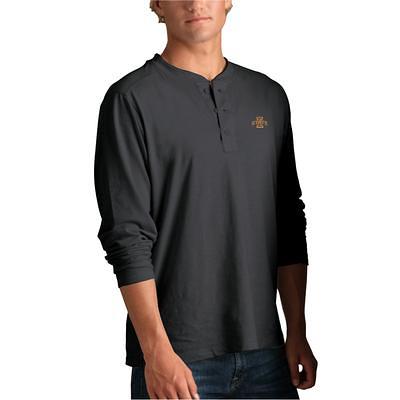 San Francisco 49ers Dunbrooke Logo Maverick Thermal Henley Long Sleeve T- Shirt - Black