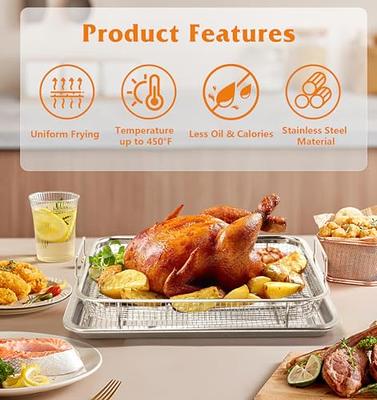 EaZy MealZ Bacon Rack & Tray Set | Specialty Tray and Grease Catcher | Even  Cooking | Non-Stick | Healthy Cooking | Quality Material | Customized
