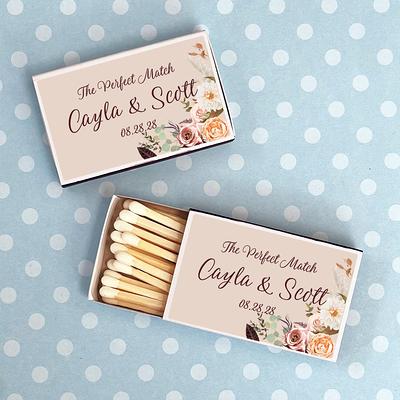 personalized wedding favors matches