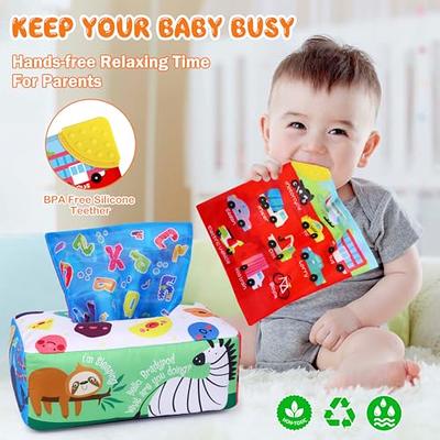 Baby Toys 6 to 12 Months Magic Baby Tissue Box Toy Montessori for Babies  6-12 Months with Teether Toy & Crinkle Sensory Toys, Montessori Toys for 3  6 9 12 Months Old Toddlers Infants Newborns Gift - Yahoo Shopping