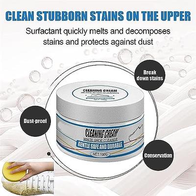 2023 New Multi-Functional Cleaning And Stain Removal Cream, Multipurpose Cleaning  Cream, White Shoe Cleaning Cream with Sponge, White Shoe Cleaner, No Need  To Wash, Decontaminate Solid Paste 1Pcs - Yahoo Shopping