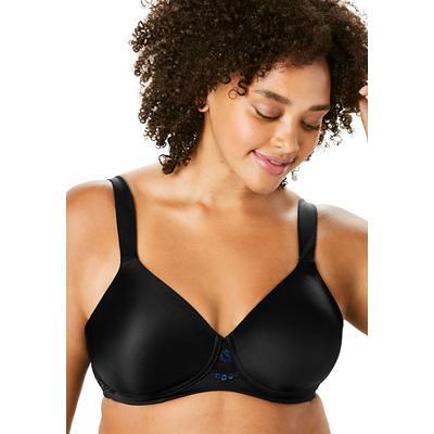 Bali Women's Lace 'n Smooth Underwire Bra Black at  Women's Clothing  store