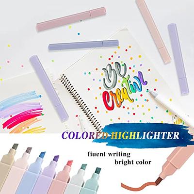 BAYTORY Glitter Aesthetic Highlighters, Cute Bible Highlighter and Pens No  Bleed, Markers Assorted Colors for Journaling Stationary School Office  Supplies - Yahoo Shopping