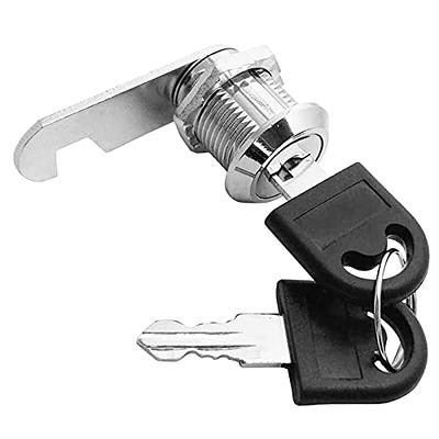 Loboo Idea Cam Lock File Cabinet Lock Cupboard Locks with Keys for Door  Mailbox Drawer Tool Box, Keyed Different (1 Pack) (16mm Drawer Lock)