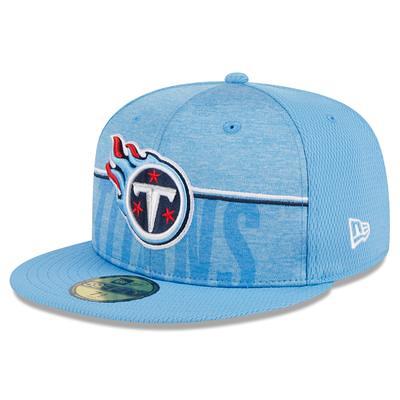 New Era Men's Navy/Black Tennessee Titans 2021 NFL Sideline Road 59FIFTY  Fitted Hat : : Clothing & Accessories