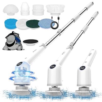 MGLSDeet Electric Spin Scrubber Rechargeable Cleaning Brush with 7  Replaceable Brush Heads, Cordless and Portable Power Scrubber, Electric  Bathroom