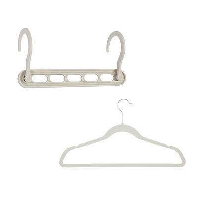 Cascading Velvet Hangers Non Slip Clothes Hangers 360 Swivel Hook, 100 PACK