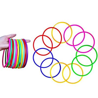 Great Choice Products 24Pcs Plastic Ring Toss Game Set Rings For