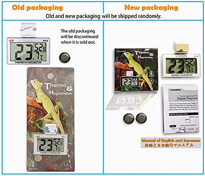 GXSTWU Reptile Hygrometer Thermometer LCD Display Digital Reptile Tank  Hygrometer Thermometer with Hook Temperature Humidity Meter Gauge for  Reptile Tanks, Terrariums, Vivarium (2 Packs) - Yahoo Shopping