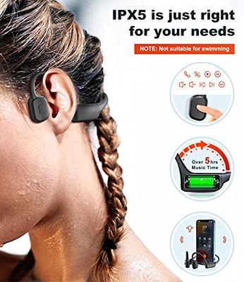 LAKKA Bone Conduction Headphones, Open-Ear Headphones Bluetooth