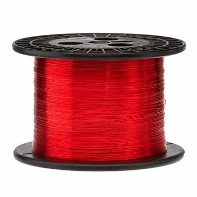 Bare Copper Wire, Buss Wire, 14 AWG, 25' Length, 0.0641 Diameter, Natural