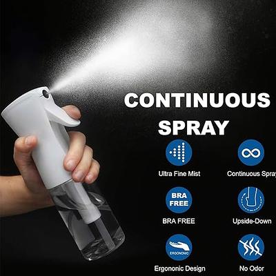3Pack Spray Bottle, 10oz Plastic Spray Bottles, Fine Mist Sprayer for  Gardening Cleaning Solution or Hair