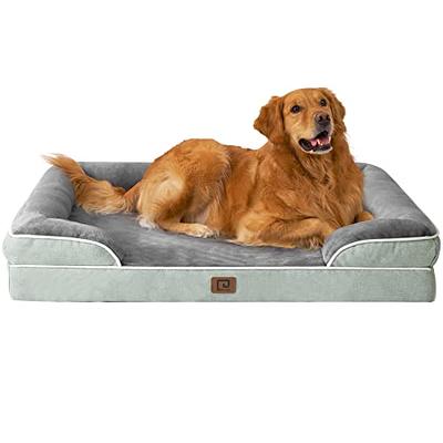 Orthopedic Memory Foam for Large Dogs, Waterproof Crate Bed