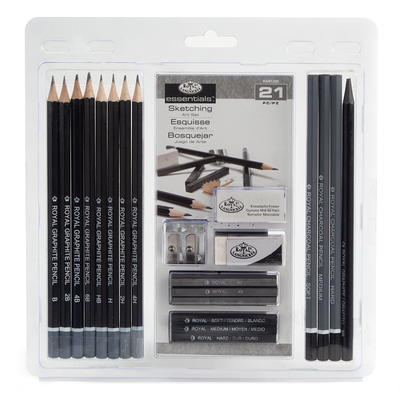 Royal & Langnickel Essentials Sketching Set, Teen, Adult Sketching Art Set,  21pc - Yahoo Shopping